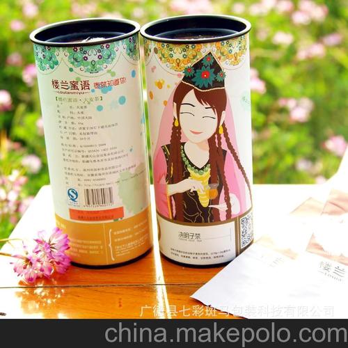 圆筒纸罐包装 为花茶与楼兰蜜语产品打造的绿色高端外衣